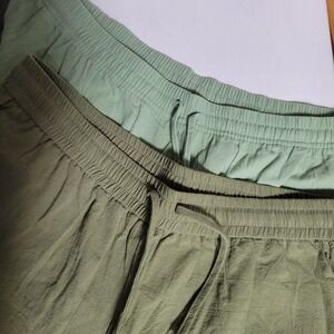 NEW Lot Of 2 Ouku Wide Leg Linen Blend Pants Womens XXL Lightweight Beach Boho